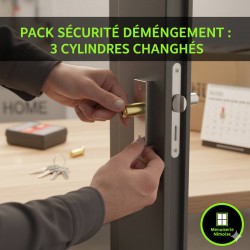 Installation professionnelle de cylindres de serrure pour votre sécurité.